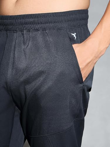 Image of TECHNOSPORT Men's Regular Fit Track Pant with SPF50+, Quick Dry Properties for Running, Gym, Sports and Regular Use