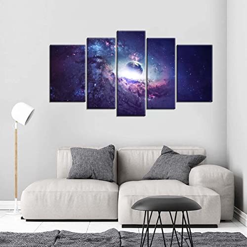 Nan Wind 5 Pcs Space Decor Interstellar Galaxy Posters For Boys Bedroom Kids Wall Art Outerspace Cosmic Nebula Canvas Prints Pictures Abstract Starlight Universe Astronomy Painting Artwork Decoration #TOP5