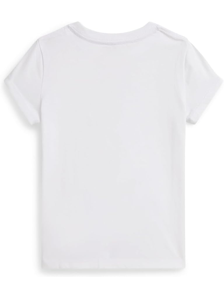 White Polo Ralph Lauren Polo Bear Cotton Jersey Tee (Toddler/Little Kid)