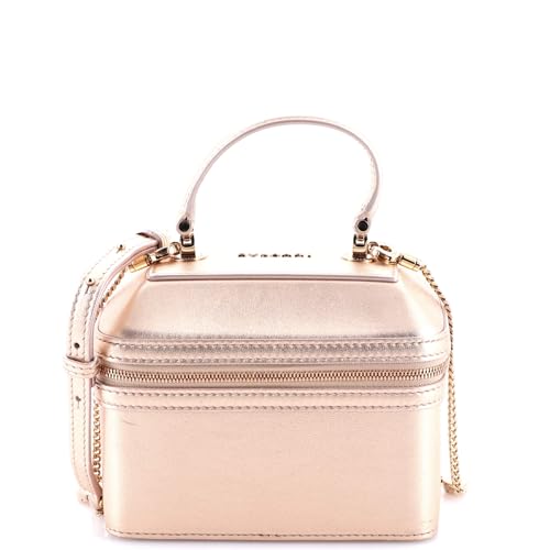 Bvlgari, Pre-Loved Serpenti Jewelry Box Bag Leather, Pink