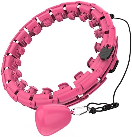 skayddb Weighted Smart Hoola Hoop,Free Weights Smart 25 Sections Detachable Hoola Hoop, Suitable for Adults and Children