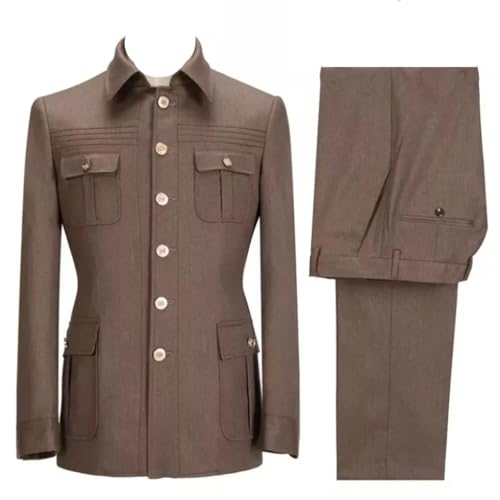 Men Business Formal Blazer Suits Causal Party Groom Prom Homme Wedding Prom 2 Pcs Sets