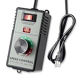 AC Motor Speed Controller 120V 15A, Variable Fan Speed Controller with LED Digital Display, Electronic Voltage Regulator for Electric Motors, Adjustable Speed Control with Overload Protection