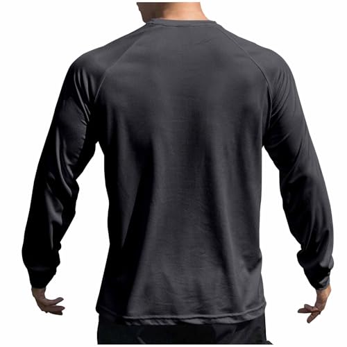 Men's Gym Workout Muscle T Shirts Long Sleeve Lightweight Running Athletic Tops Mesh Breathable Quick Dry Rash Guard4
