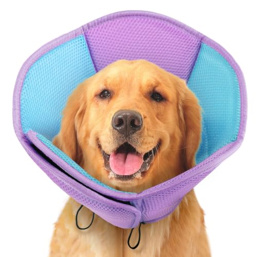 Image of Dog Cones for Large Dogs Soft Dog Cone to Stop Licking