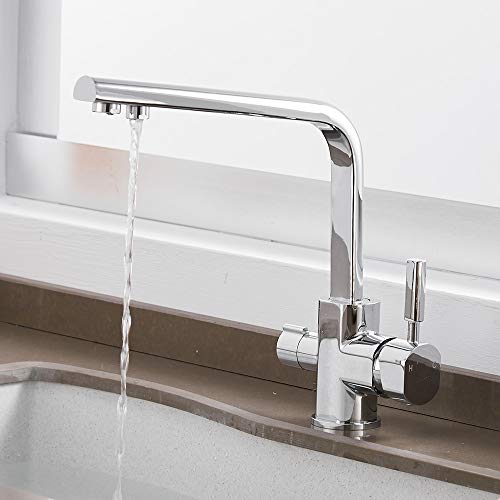 Mélangeur en laiton cuisine potable purifier robinet d'évier avec filtre