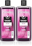 CAMELEO - ROSA HAAR-TONER MIT ROSENWASSER, KEIN GELBSTICH, SEMI-PERMANENTE HAARFARBE - FÜR BLONDES &AMP; GRAUES HAAR - FARBE &AMP; PFLEGE - PARABENFREI | 200 ML (PACKUNG MIT 2)