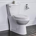 Miseno MNO490C Bella Two-Piece High Efficiency Toilet with Elongated Chair Height Skirted Bowl - Includes Soft Close Seat and Wax Ring Kit - Bright White
