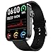 NICEWAT Smartwatch, Orologio Fitness Uomo Donna, 1,8" Touch Schermo Smart Watch con Contapassi, Cardiofrequenzimetro, 12 modalità Sportive, Messaggi di Notifica per Android iOS (Classico Nero)