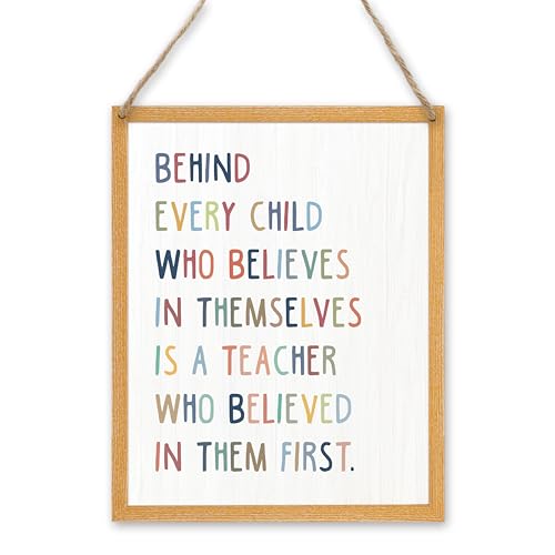 patcate Inspirational Classroom Wall Art Decor for Teacher