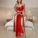 Red Womens Tops Lingeries Underwear Skorts Set for Ladies Match Sexy Sheer Translucent Basic Midi Underwear Sets 2026 Clothing Fashion Country Concert L