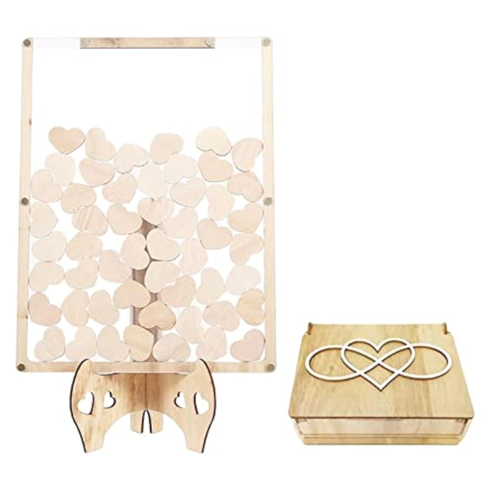 Drop Box Decorations with Stand for Wedding Reception