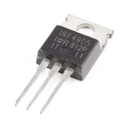 Transistor IRF4905 MOSFET canal P 55V 75A pour circuits électroniques