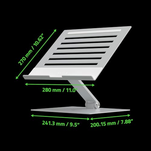 Image of Razer Adjustable Laptop Stand - Mercury - RC21-02330200-R3M1
