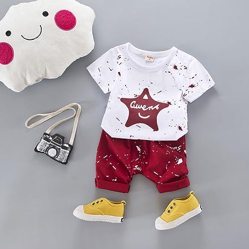 Image of Lofn Cotton Clothing Sets for Baby Boys & Baby Girls Pack of 3 - Unisex Clothing Sets Half Sleeve T-Shirt & Shorts Pack of 3
