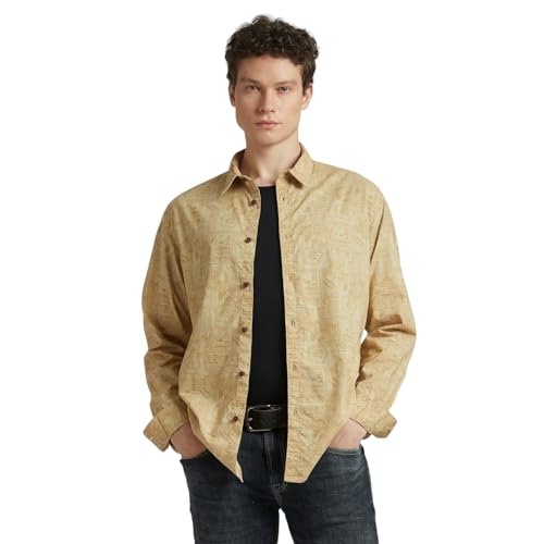Image of Pepe Jeans Men's Casual Shirt | Trendy Printed Shirt for Men| Regular Fit | Full Sleeve | Available in Plus Size, Cotton