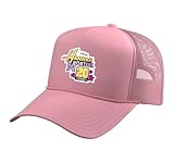 Disney Hannah Montana 20th Anniversary Official Logo Trucker Hat with Adjustable Mesh Back, Pink