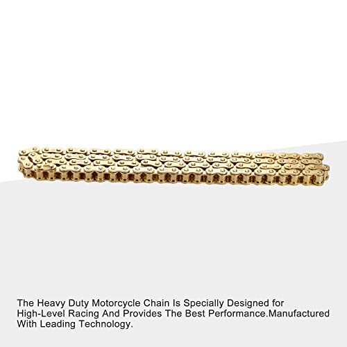 GOOFIT 428 Heavy Duty Kettenantrieb 104 Links für Motorrad ATV Dirtbike & Go Kart Golde