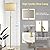 GyroVu Marble Floor Lamp, Adjustable Height Standing Lamp with Marble Base Tall Lamp with Pull Chain Switch Floor Lamps for Living Room, Bedroom & Office Bulbs Not Included(Gold)