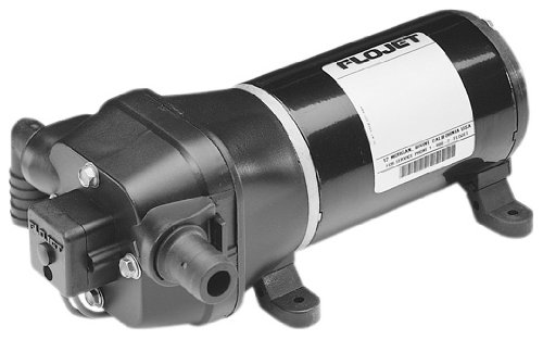 Flojet 1202.1050 04406-143A Quad II Water Pump 'Quiet Quad' - 12V DC, 3.2 GPM,Black