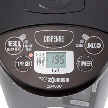 Zojirushi CD WGC40TS Micom Water Boiler and Warmer, 4.0 L, Silver