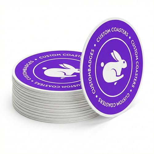 Custom Coasters - Personalized Pulpboard Coasters...
