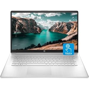 HP 17 Laptop, 17.3″ HD+ Touchscreen Display, 12th Gen Intel Core i7-1255U, 64GB RAM, 2TB SSD, Webcam, HDMI, SuperSpeed USB Ports, Wi-Fi 6, Windows 11 Home, Silver