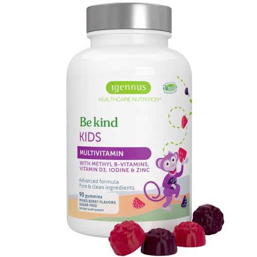 Igennus Methylated Kids Multivitamin Gummies Age 4+ 90 Gummies