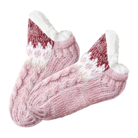 MAXQUU Light Pink Thick Winter Socks Cover