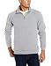 Carhartt Men's Midweight Sweatshirt Quarter Zip Mock Neck Relaxed Fit,Heather Gray,Large