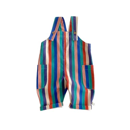 Reviews de Pantalones de peto para Bebé los preferidos por los clientes. 46 Pantalones de rayas a la moda para bebé, pantalones de lunares, elegantes overoles para niños y niñas, cómodos y (azul, 3-6 meses)
