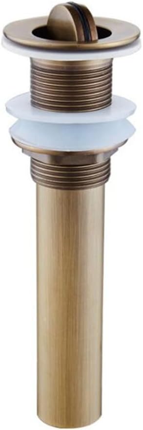 Antique Bronze Basin Up Drain Copper Brass with Overflow Vessel Sink Strainer