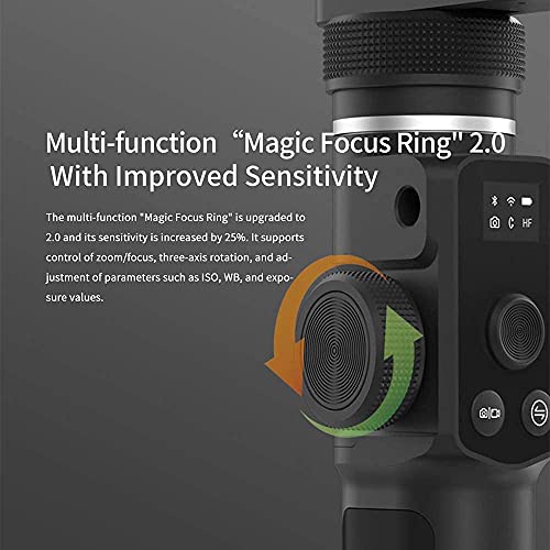Feiyutech G6 Max [Official] 3-Axis Handheld Gimbal Stabilizer For Mirrorless Cameras,Pocket,Action Camera&Smartphone For Canon 200D Sony Zv1 Panasonic Gh4 Gopro 10/9(Uncontrollable) Iphone 14 13 Pro #TOP5