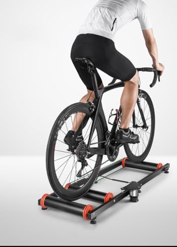 DFYOZX Kit de Rodillo de Bicicleta Plegable, Entrenadores de Bicicleta...