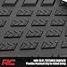 Rough Country All Weather Flex-Fit Floor Mats for Toyota Land Cruiser (2024-2025) - Non-Slip TPE Flexible Floor Armor, Waterproof, Front & Rear Set