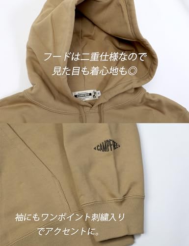 CAMPFREE キャンプフリー 10oz 裏毛プルオーバーパーカー C.スミ M