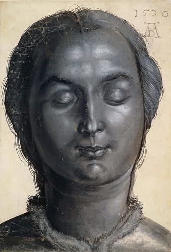 Póster de lienzo Testa di donna de Dürer para decorar un dormitorio elegante de 60x90cm