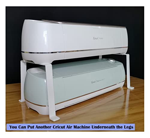 Legs Compatible with Cricut Maker Series and Explore Air Series, Space Expansion and Organizer for Cricut Machine (White) - Image 4