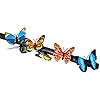 Lot De 20 Aiants 3D En PVC En Fore De Papillon Pour Décoration Urale