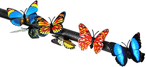 Imanes decorativos mariposa 3D en PVC 20 unidades miniatura 3