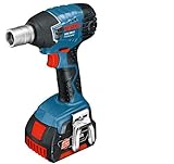 Bosch GDS 18 V-LI - Impact wrenches (Litio-Ion, 2.6 Ah, 30 min, 1700 g) Negro, Azul