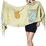【Grande écharpe de couverture chaude】: 77x27 pouces / 196x68 cm, châle et écharpe en cachemire de grande taille, peut être utilisé comme cape de mode, convient comme enveloppe pour les mariages ou les soirées, gardant le cou et la poitrine au chaud en hiver froid.