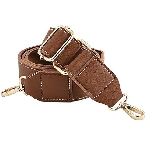 INSOUR Universal Wide Leather Bag Strap Adjustable Replacement Strap for Handbag Crossbody Bag Purse Making - 3 Colours Cover