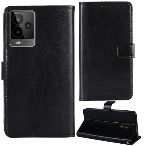 Tnviud Premium Retro Flip Leder Tasche Schütz Hülle Handy Handy Hülle Für General Mobile GM 24 Pro 6.7