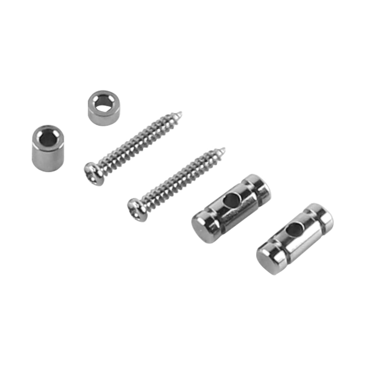 VOANZO Guitar String Tree Holder Guitar Roller String Holder With Mounting Screws Guitar String Tree Holder For Electric Guitar String Guide String Holder (Silver)