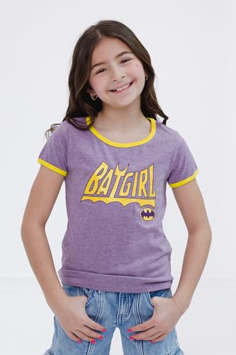 Image of DC Comics Justice League Girls' Glitter Graphic T-Shirt Toddler to Big Kid