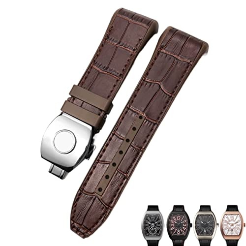 Bracelet montre 28mm nylon et cuir pour remplacer un bracelet usé avec boucle pliante homme