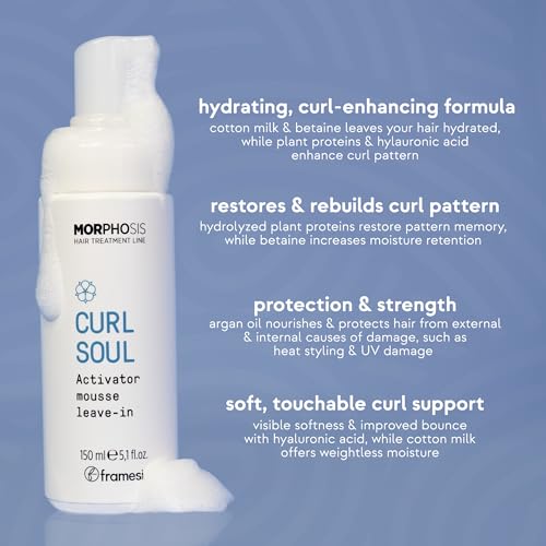 Mousse Framesi Morphosis Curl Soul Activator coiffage rapide des boucles le matin - 4