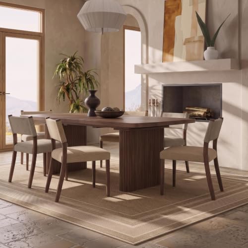 GarveeHome 9x12 Rug for Large Patio Modern Easy Jute Bordered Floor Cover by GarveeHome - Used condition - Image 2