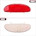 DERI Car Front Inner Door Panel Reflector Plate with Buckle Compatible with C5 Corvette 1997-2004, Left or Right Side Door Panel Reflector Assembly Replace 10295148 (Red) 1Pack